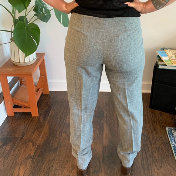 Women’s Vintage grey lightweight inclinations trousers size 10 - Picture 10 of 10